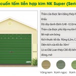 Cửa cuốn tấm liền hợp kim Super (Series 1)