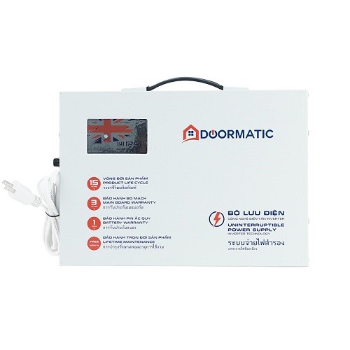 Bình lưu điện cửa cuốn Doormatic