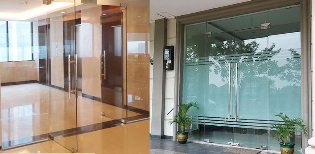 Thi công lắp đặt cửa kính cường lực